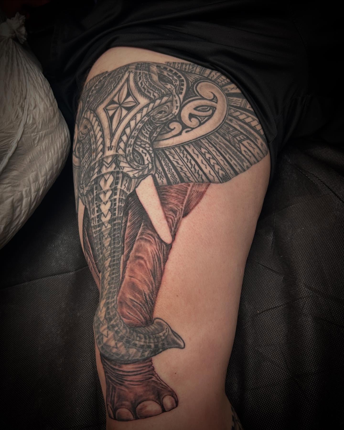 Tattoo by @suluape_siiliufau — tribal