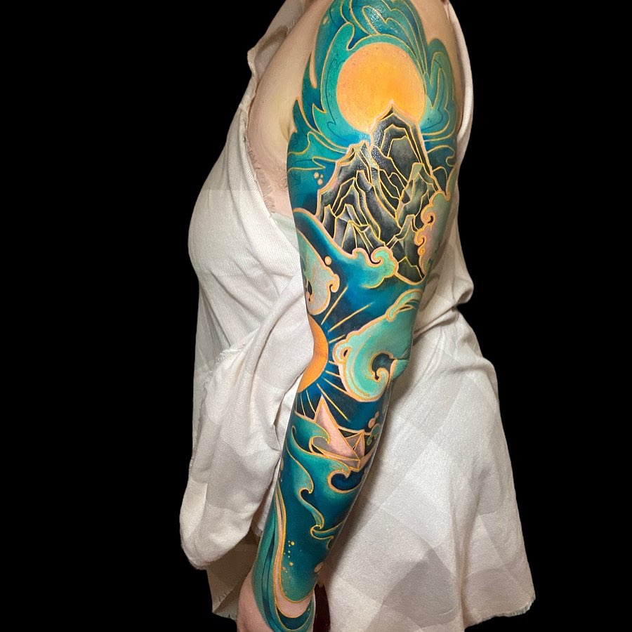 Tattoo by @maudemiel โ new_school, illustrative