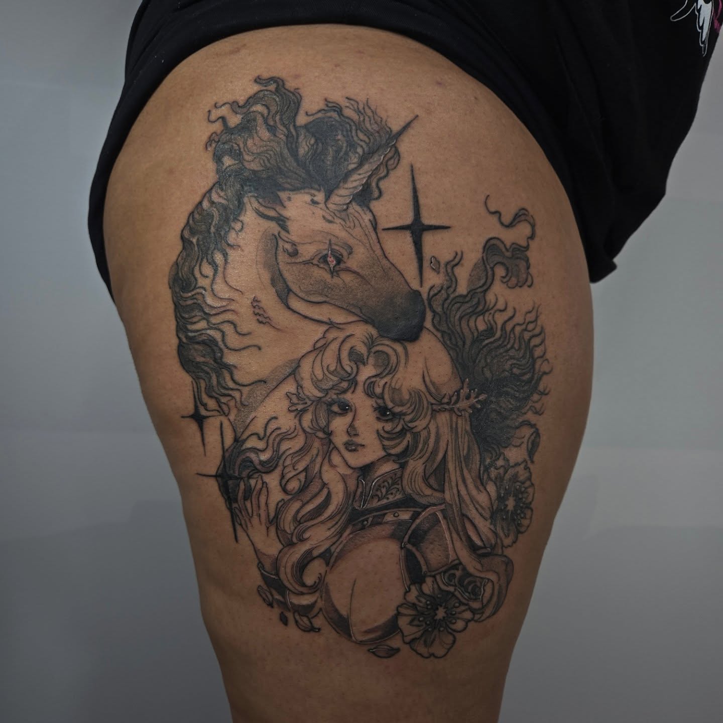 Tattoo by @savshimi — black_and_grey, realism