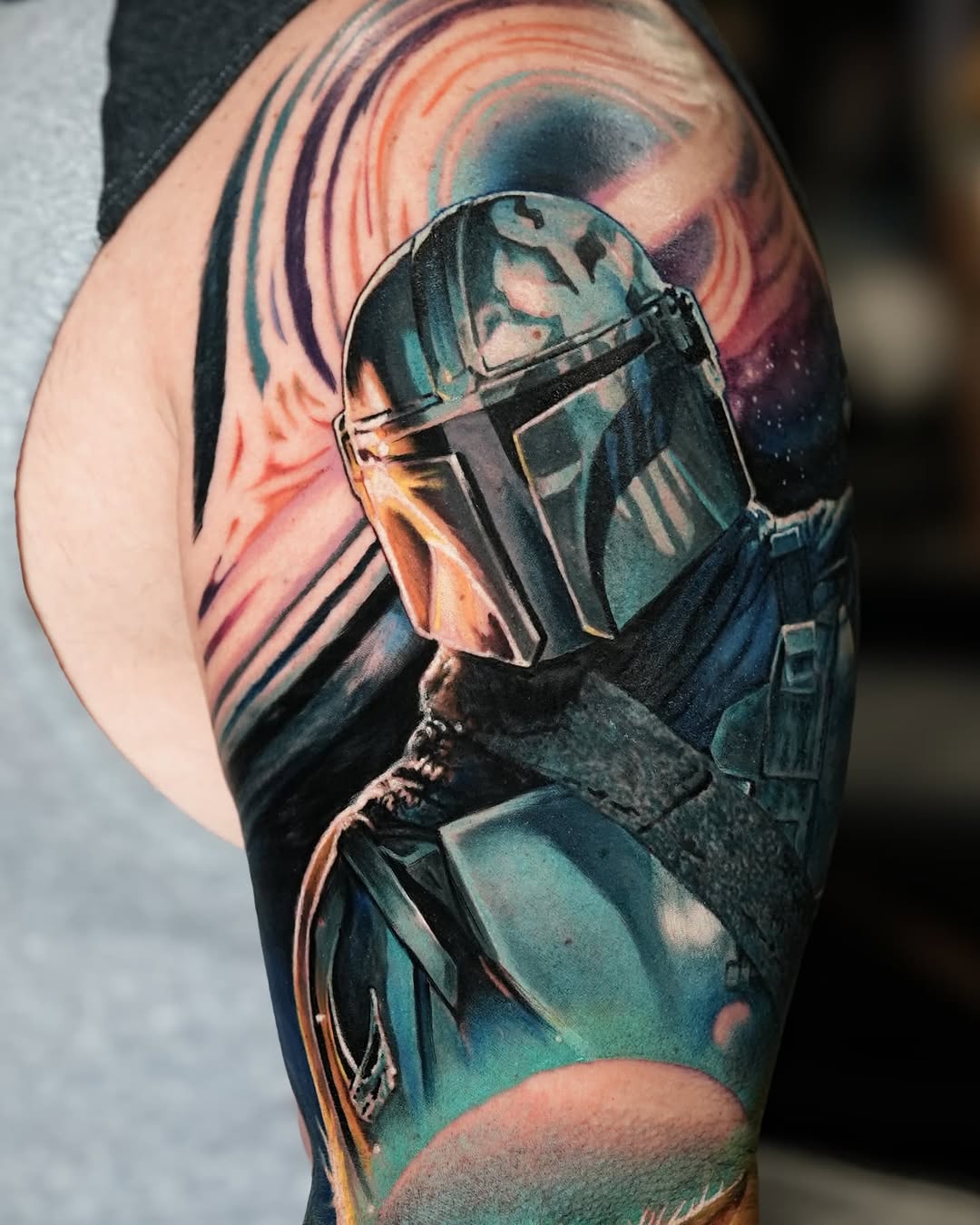 Tattoo by @xcalibertattoo — realism, black_and_grey