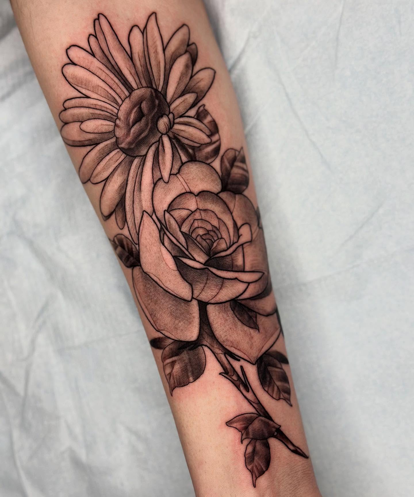 Tattoo by @jakejtattoos — black_and_grey