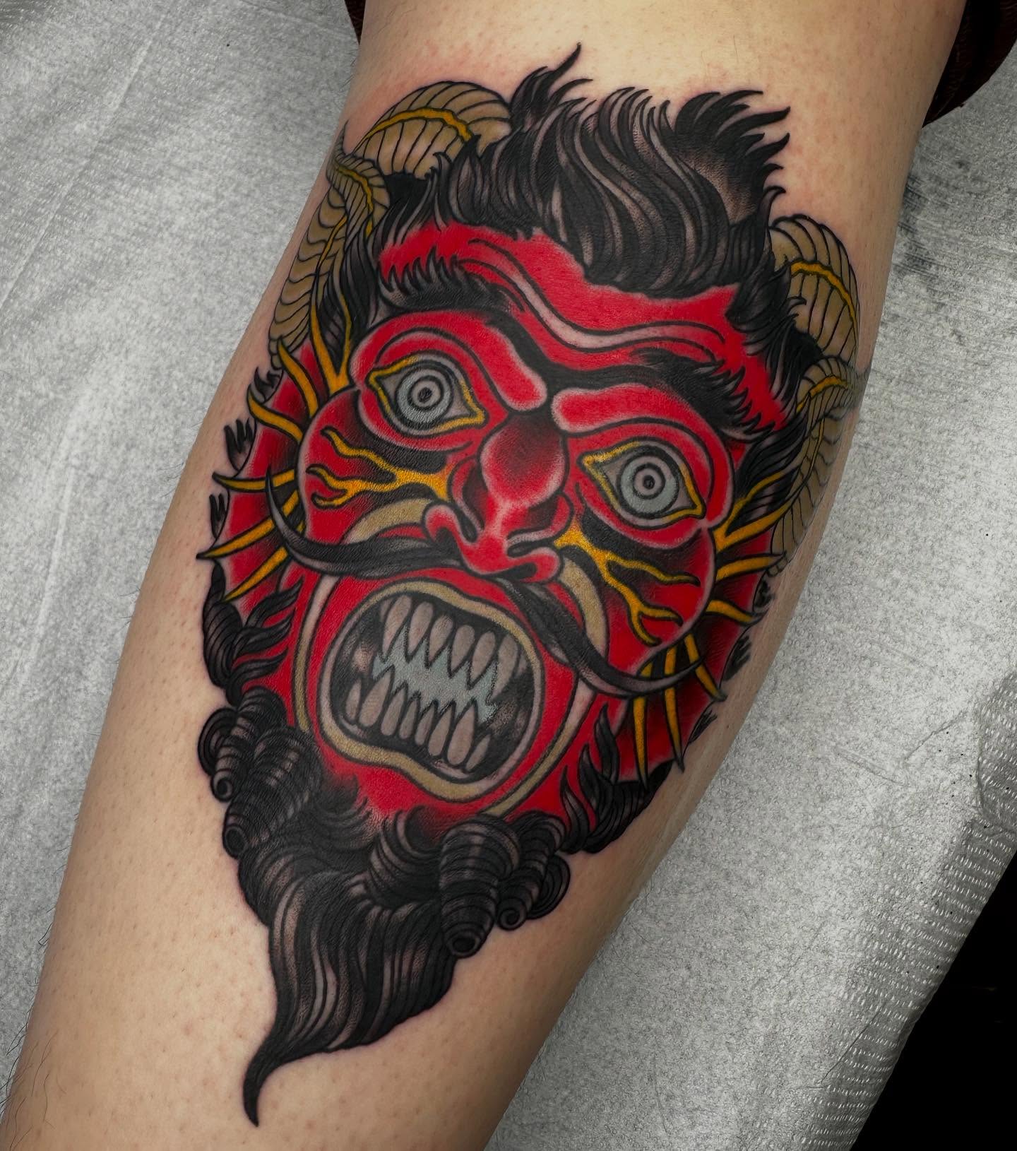 Tattoo by @jakejtattoos — american_traditional, japanese_irezumi