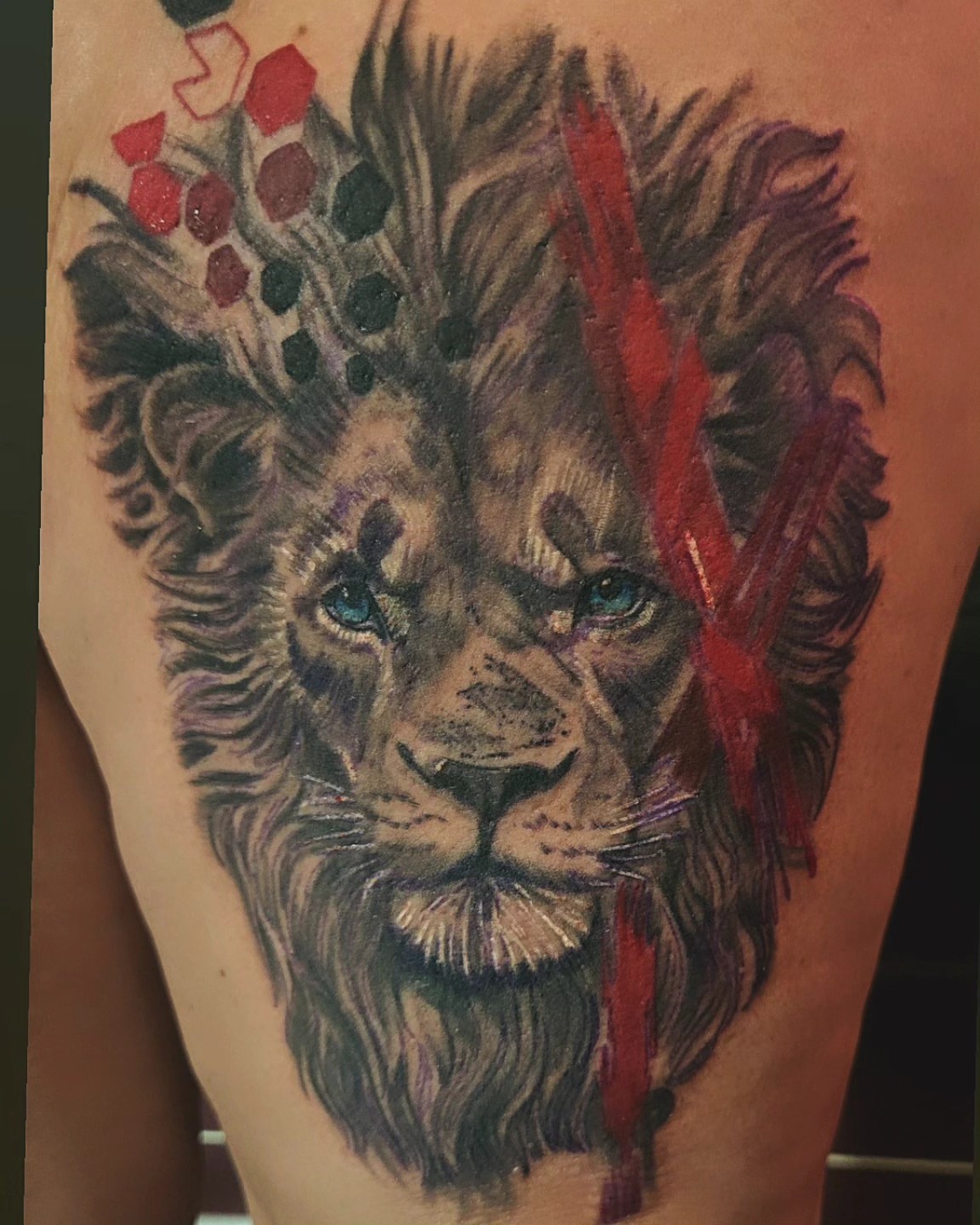 Tattoo by @goth_ross_502 — realism, dotwork