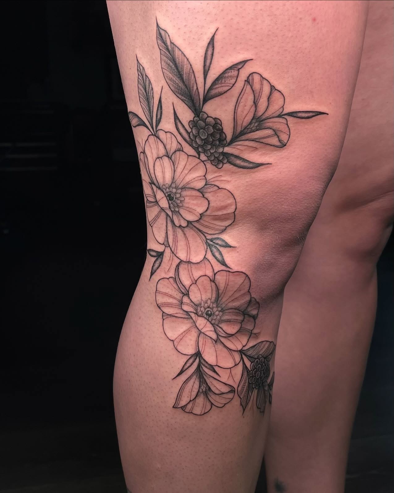 Tattoo by @koko_tattoos — black_and_grey