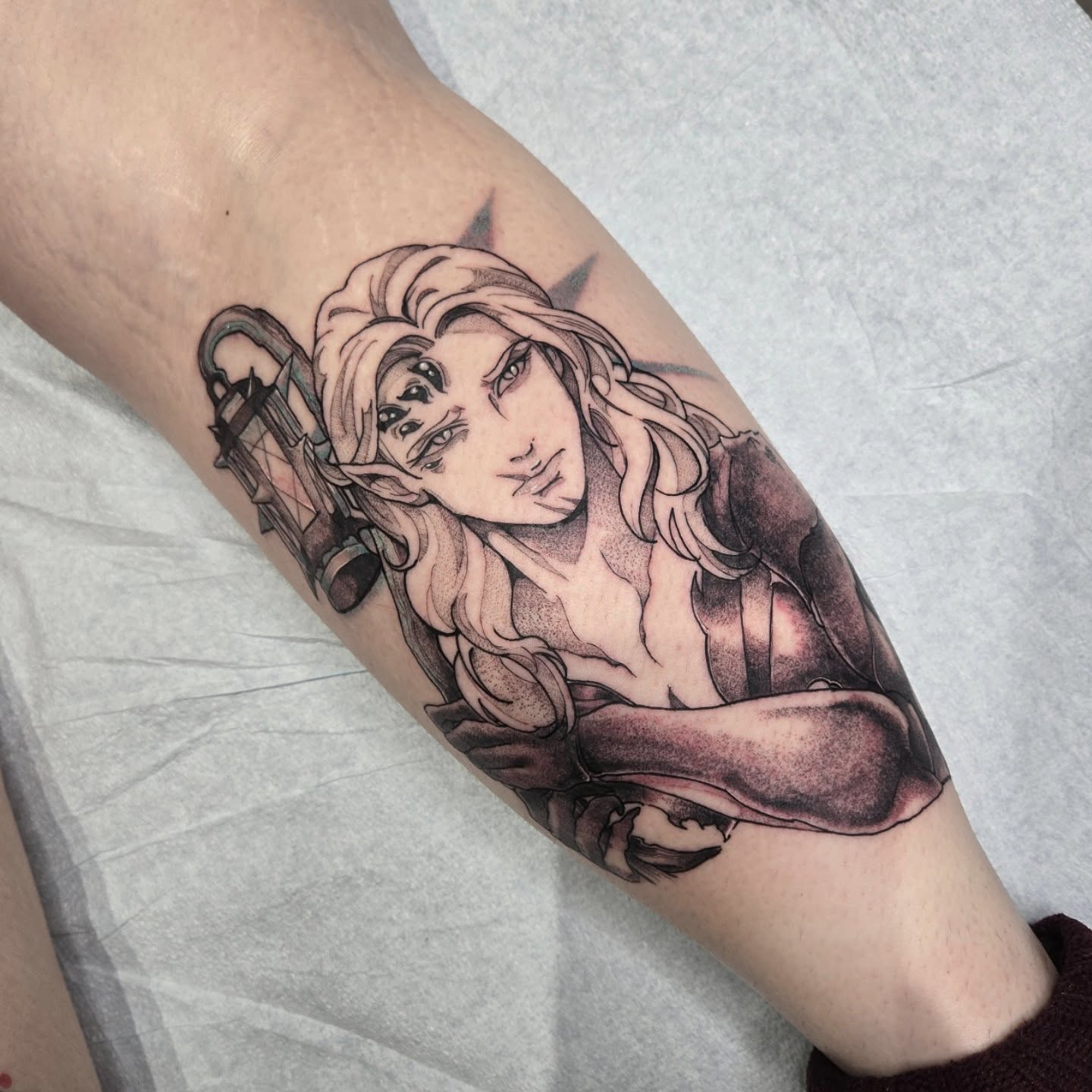 Tattoo by @savshimi — anime