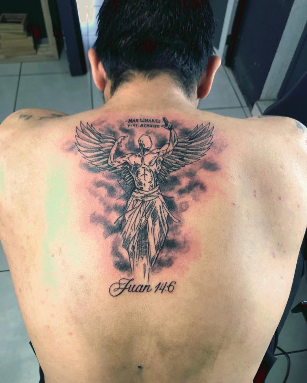 Tattoo by @gotha_chiquitraca — black_and_grey