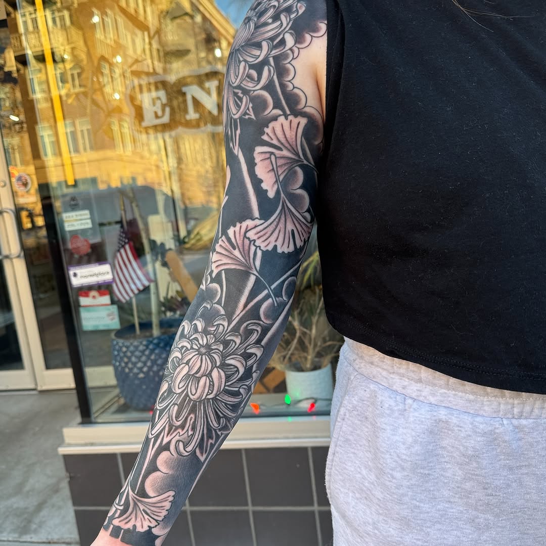 Tattoo by @joelsmithtattoo — japanese_irezumi, black_and_grey