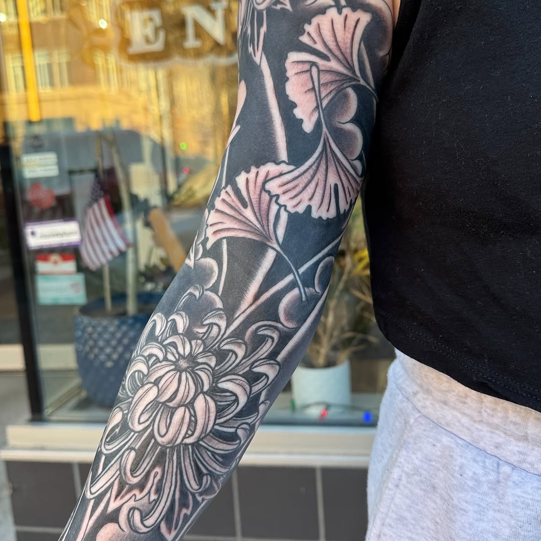 Tattoo by @joelsmithtattoo — japanese_irezumi, black_and_grey