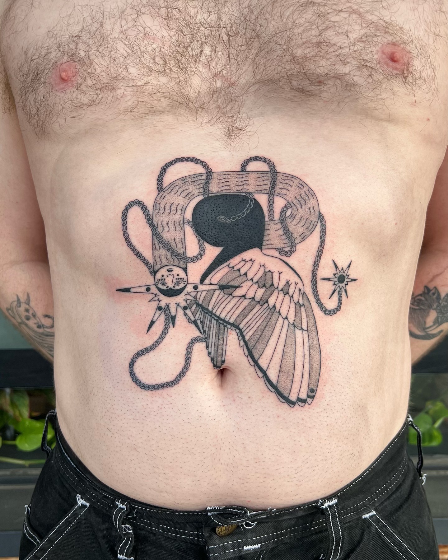 Tattoo by @onionrot — black_and_grey