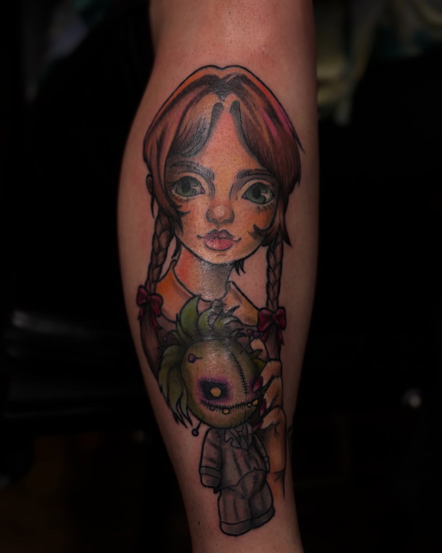 Tattoo by @disgracefultattoo — realism, dotwork