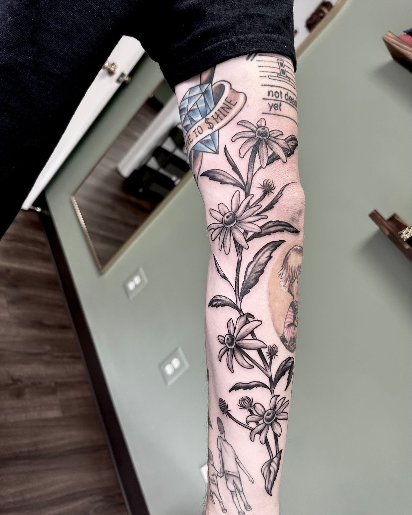 Tattoo by @danemitchelltattoo — black_and_grey