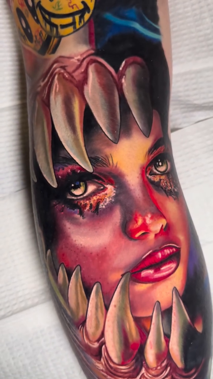 Tattoo by @theresa_cervantes_ — realism, dark_realism