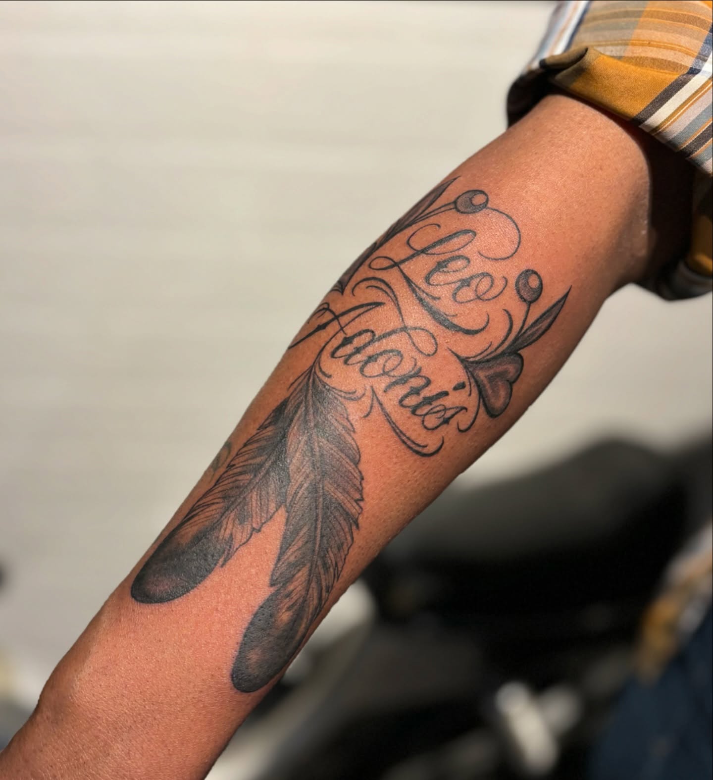 Tattoo by @tattooswithdee — black_and_grey