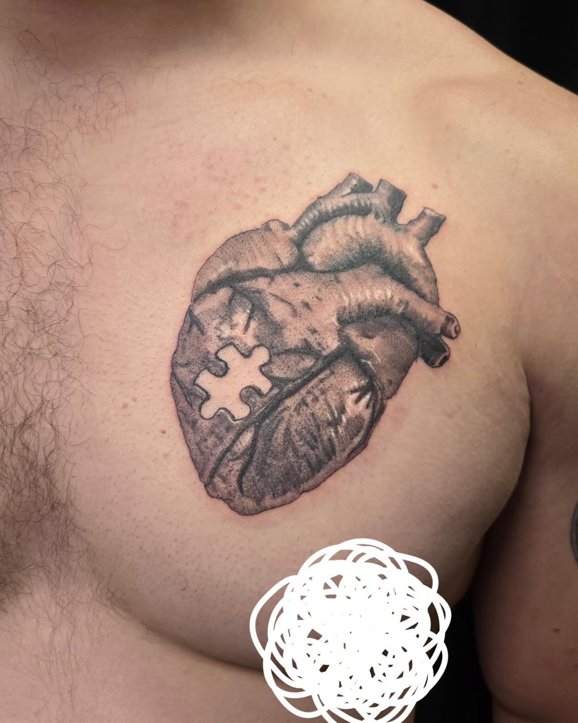 Tattoo by @pst_chilly — black_and_grey