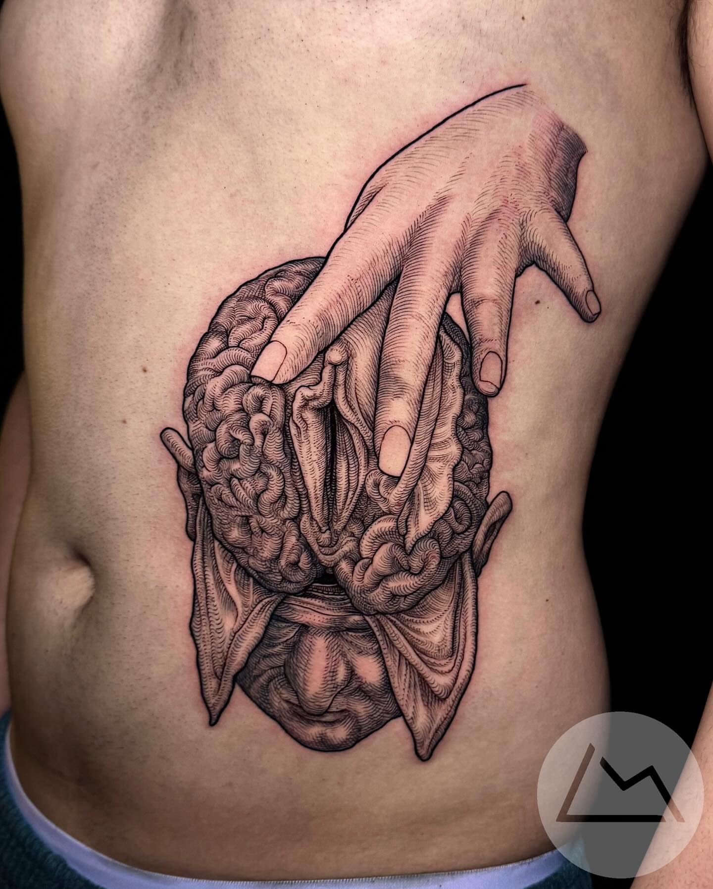 Tattoo by @tattoosbylandon — black_and_grey, realism