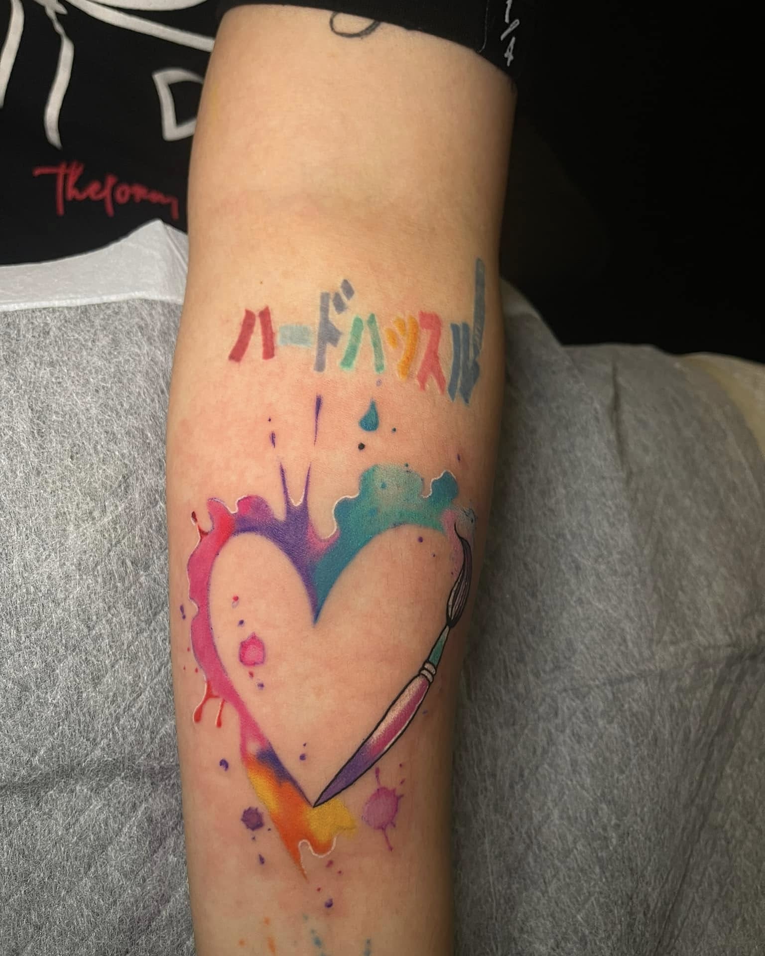 Tattoo by @saintstatts — watercolor