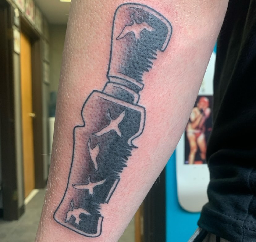 Tattoo by @cooptat2 — black_and_grey