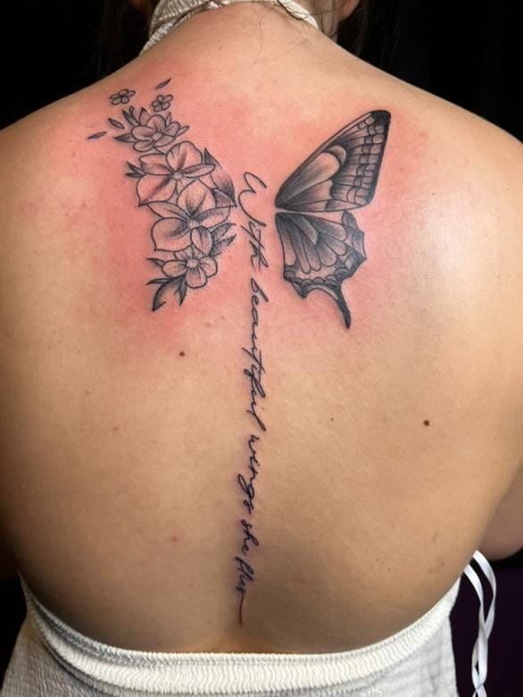 Tattoo by @boeshane — fine_line, lettering_script