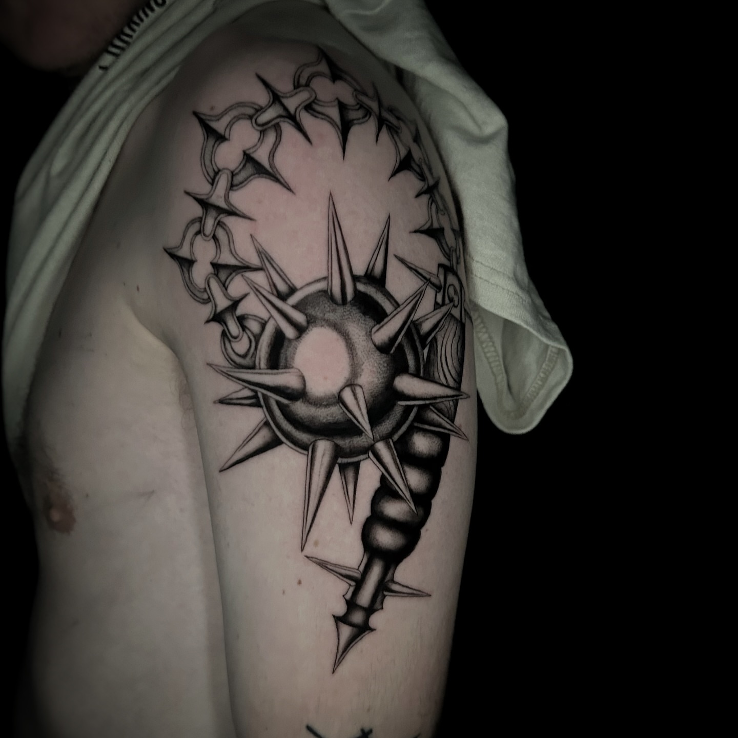 Tattoo by @beingtattoos — black_and_grey