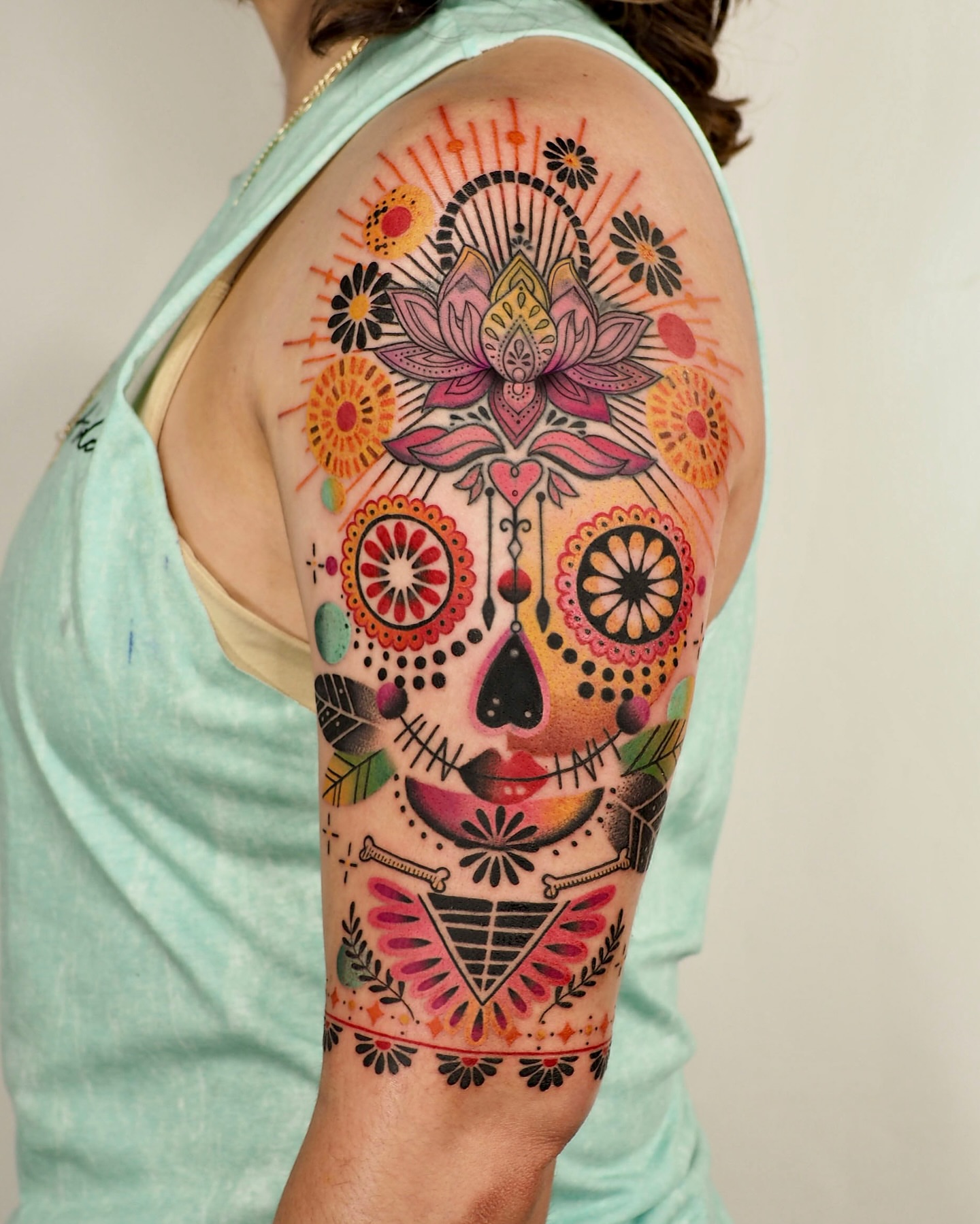 Tattoo by @hen_tattooer — chicano