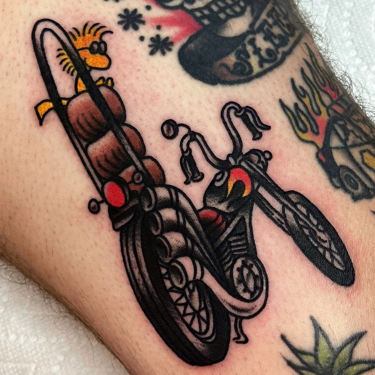 Tattoo by @lindseebeetattoo — american_traditional