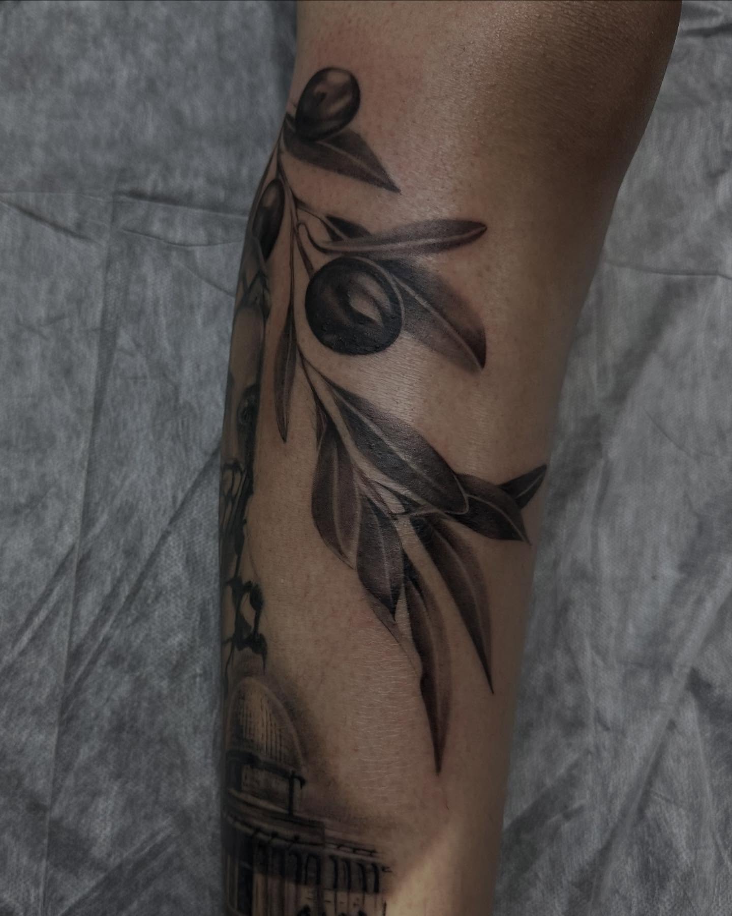 Tattoo by @eyepokes — black_and_grey