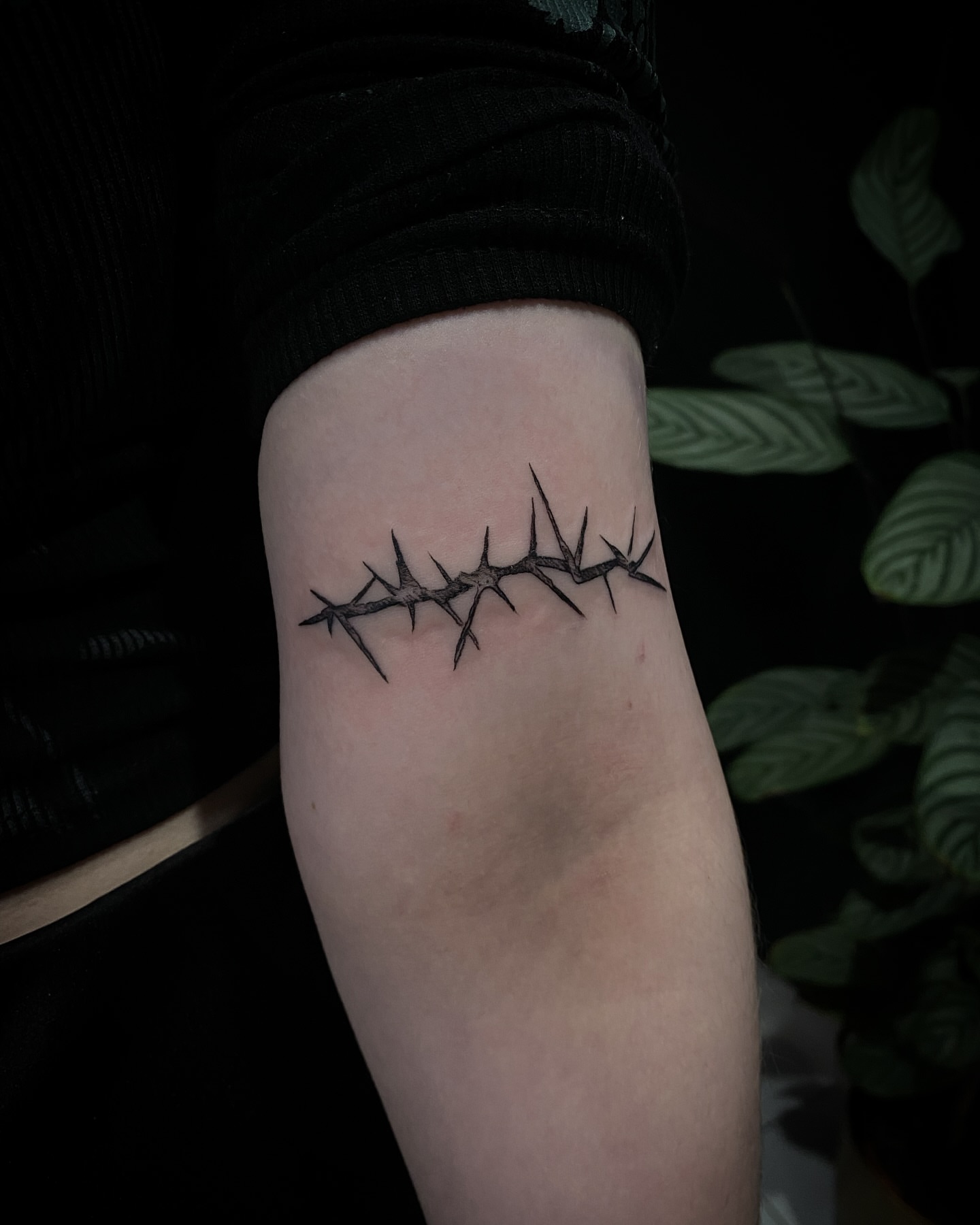 Tattoo by @chrisdafacetattoo — black_and_grey