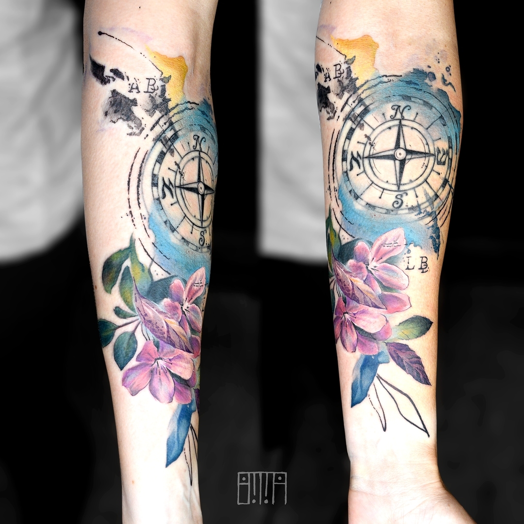 Tattoo by @emmagracetattoo — watercolor, realism