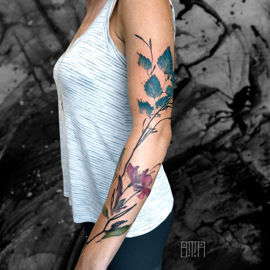 Tattoo by @emmagracetattoo — watercolor