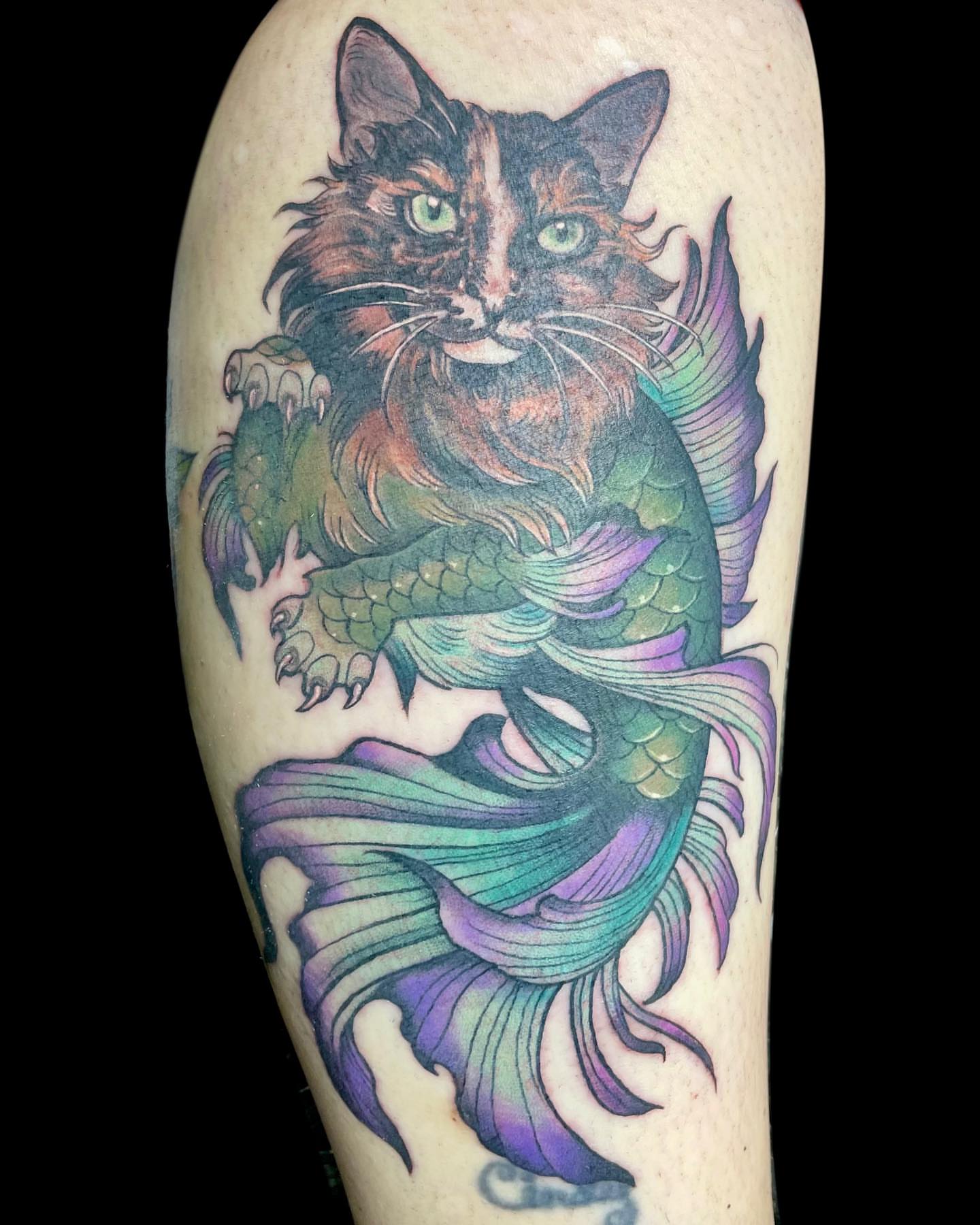 Tattoo by @ratqueentattoo — new_school, realism