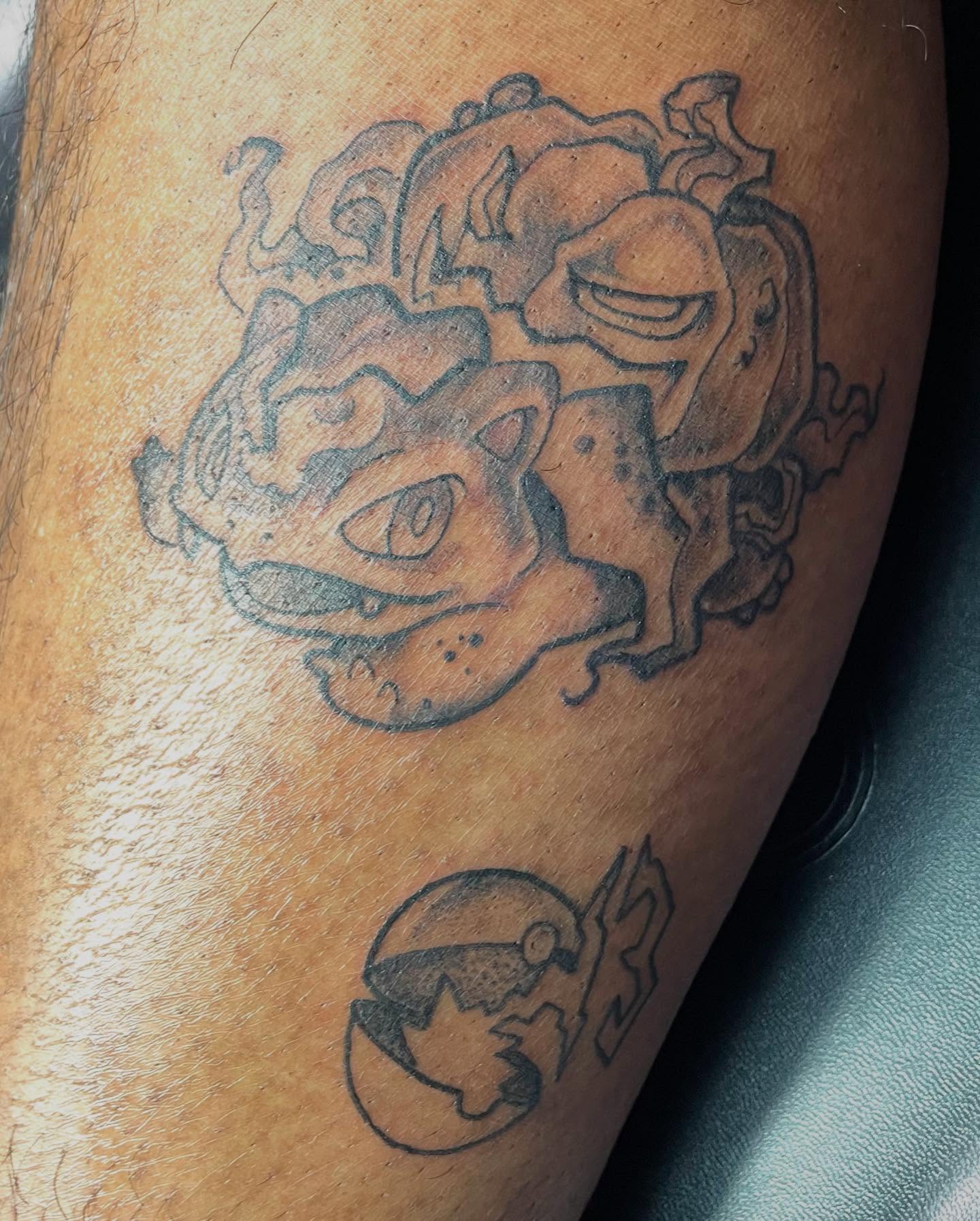 Tattoo by @robinyublind — black_and_grey