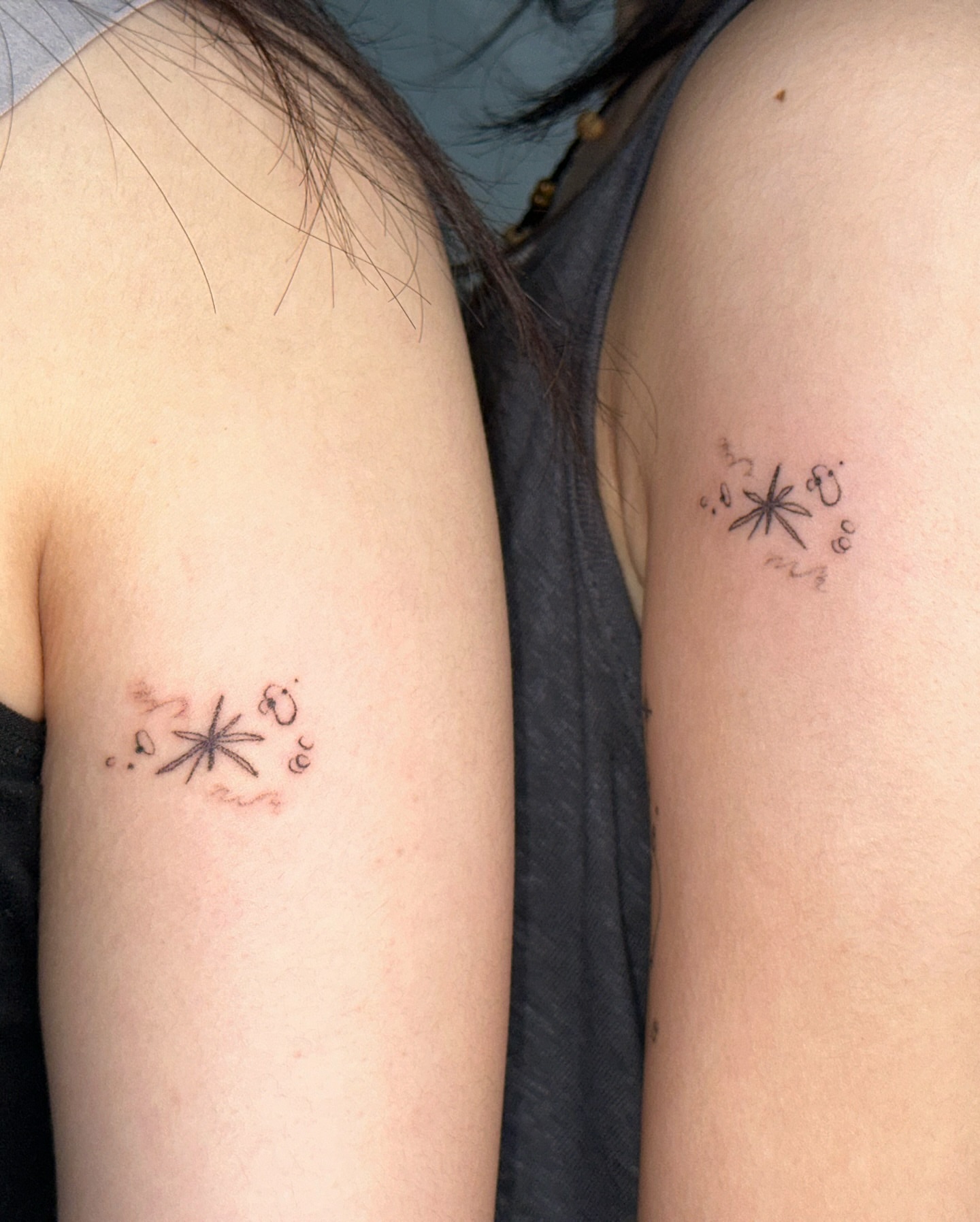 Tattoo by @011poke — dotwork
