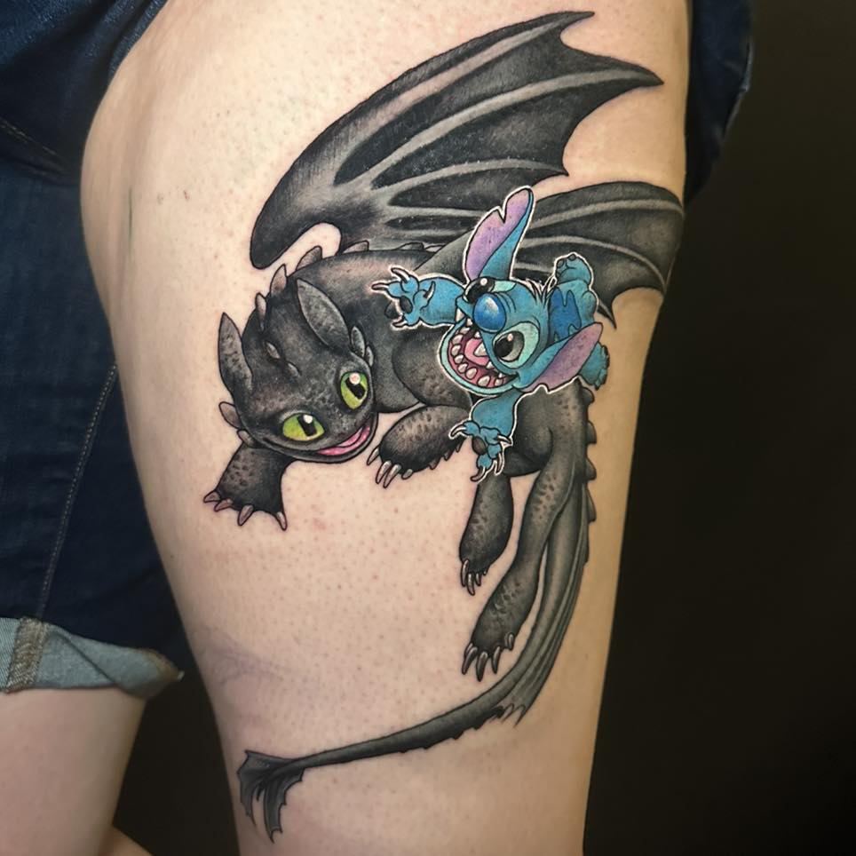Tattoo by @sailorlori — illustrative, anime