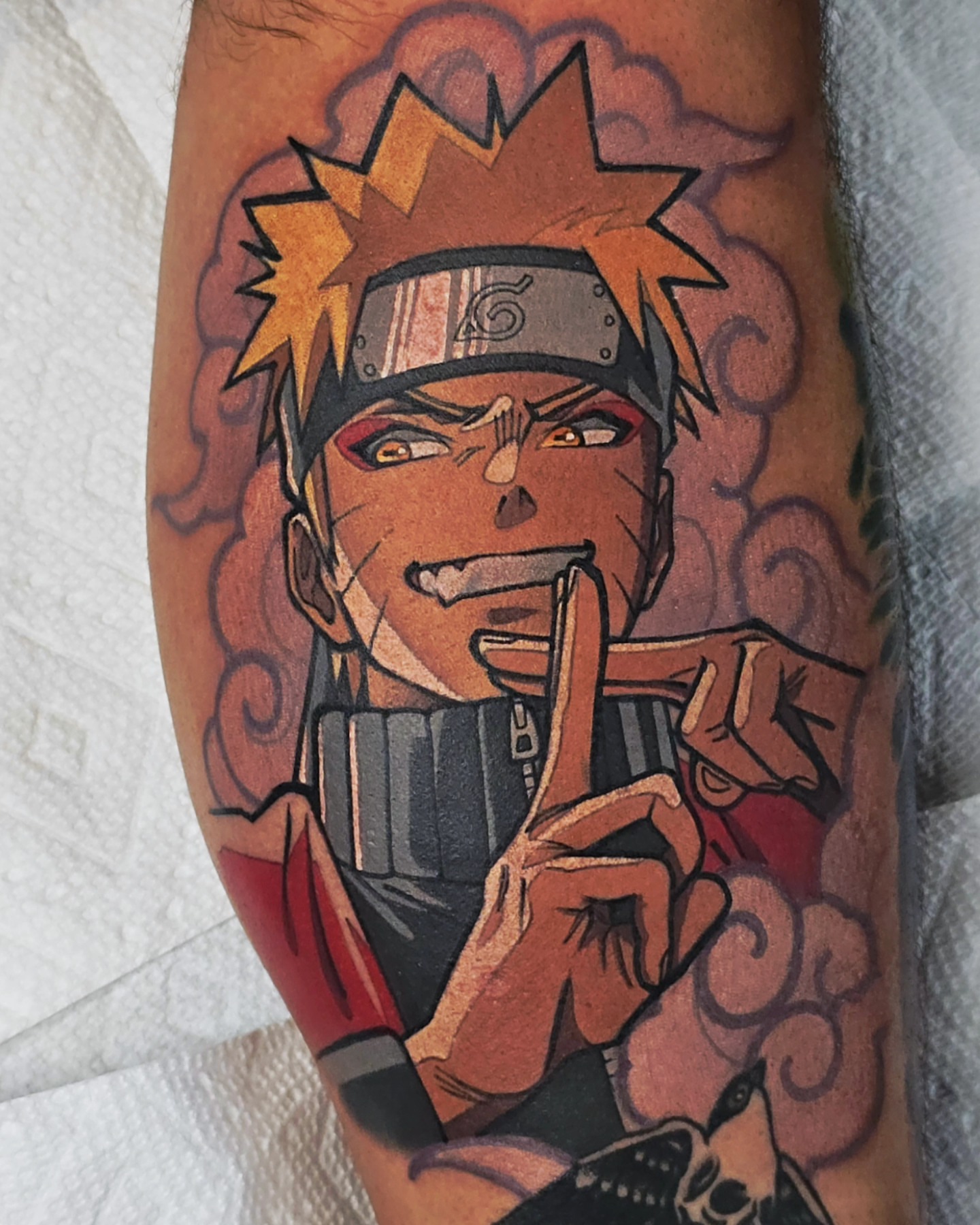 Tattoo by @tattoosmadebysomeone — anime