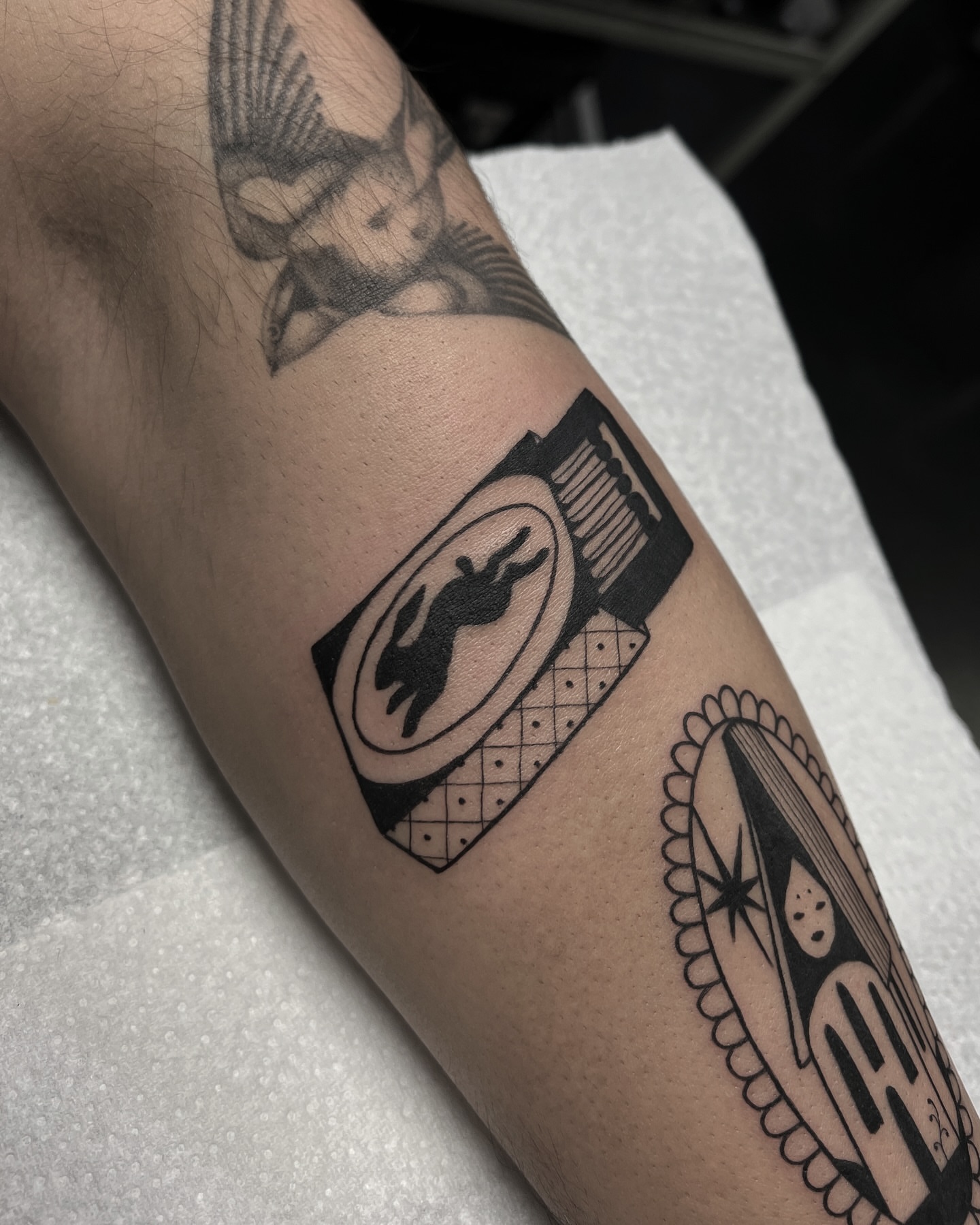 Tattoo by @rebecca_febo — black_and_grey