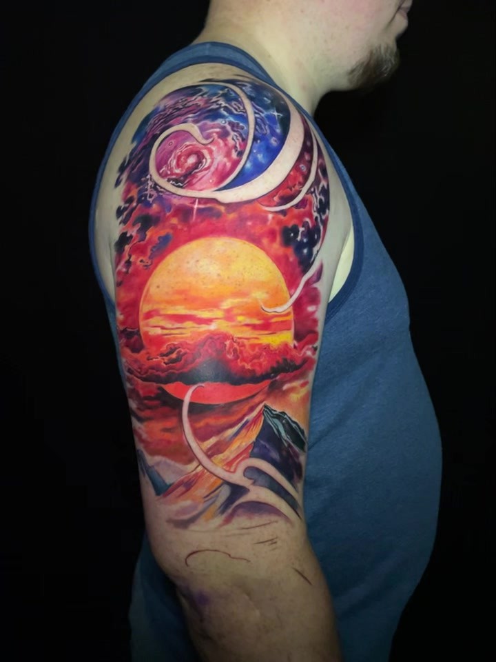 Tattoo by @nikkiharristattoo — realism, trash_polka