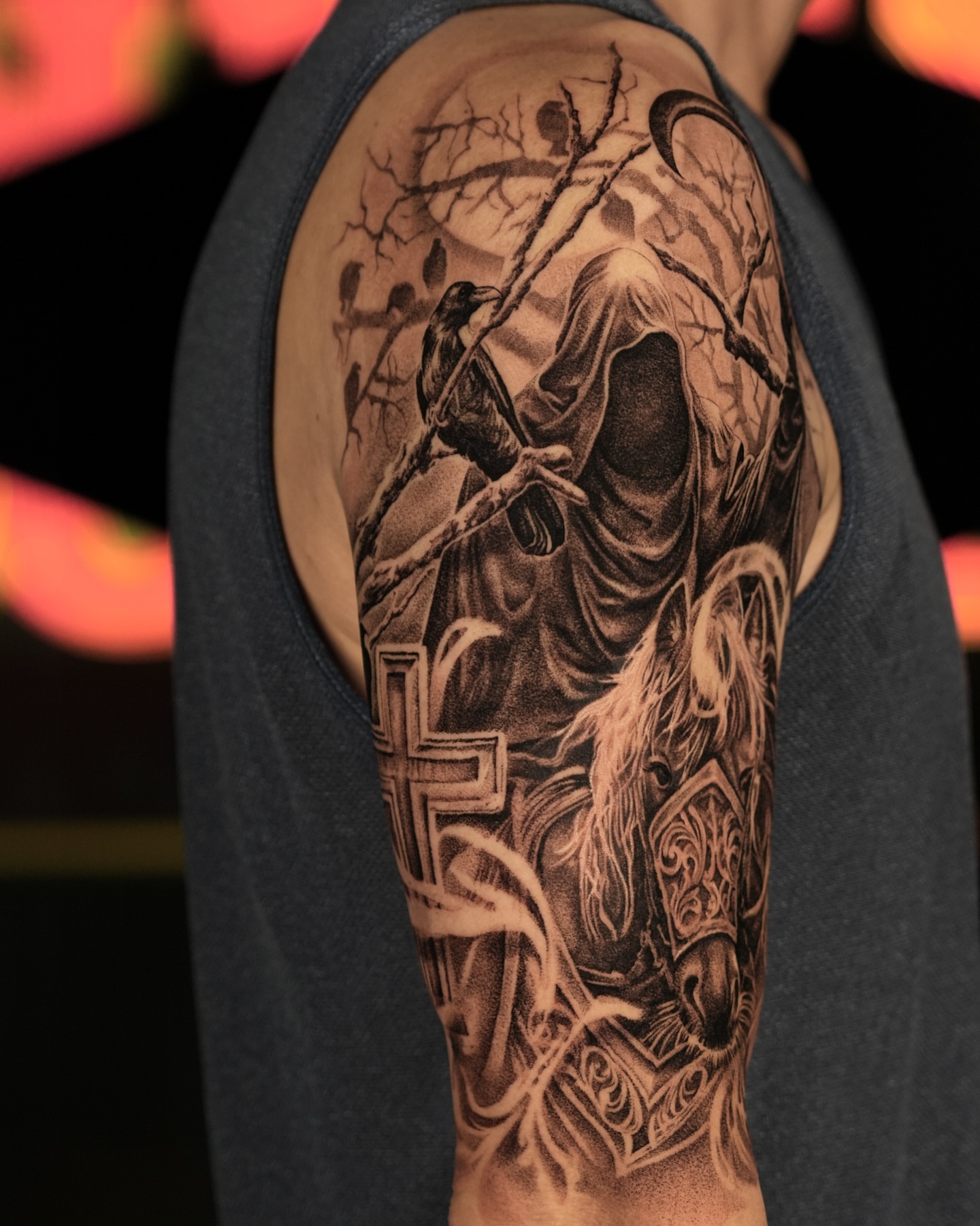 Tattoo by @zinktattoozac — dark_realism