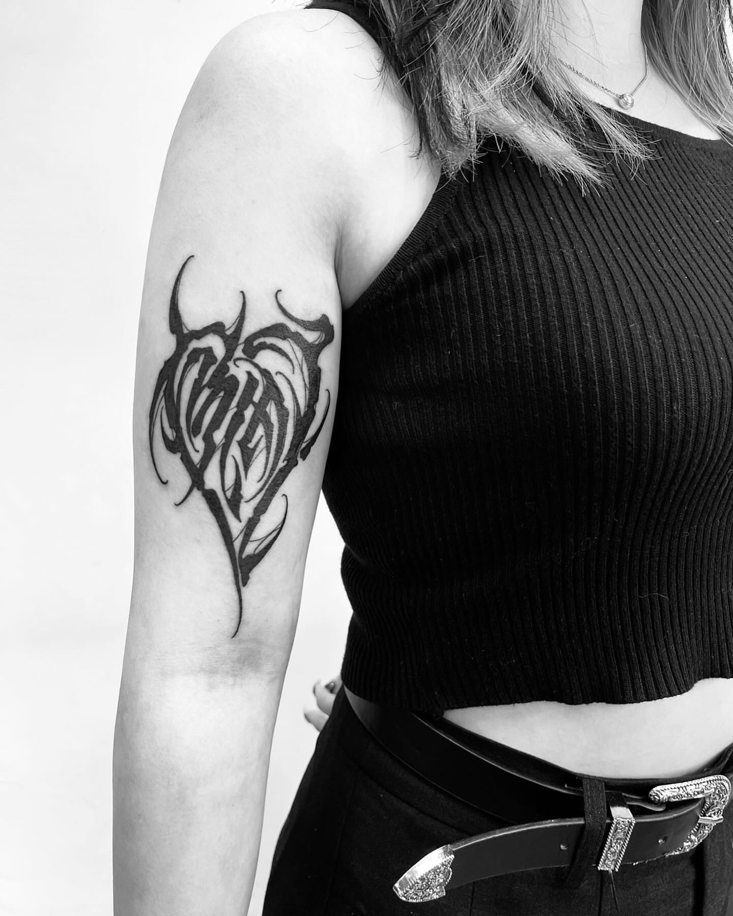 Tattoo by @jimyuip โ black_and_grey, tribal