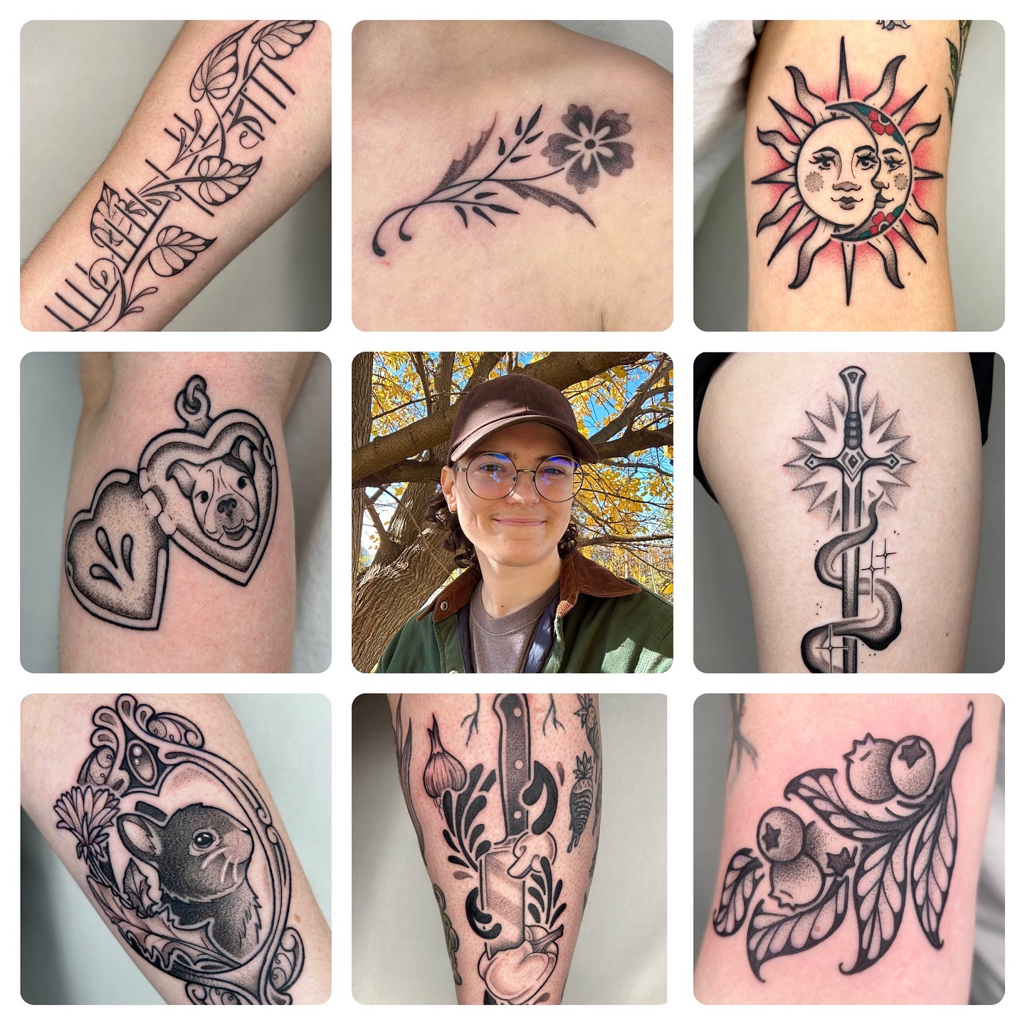 Tattoo by @cicadanymph — dotwork