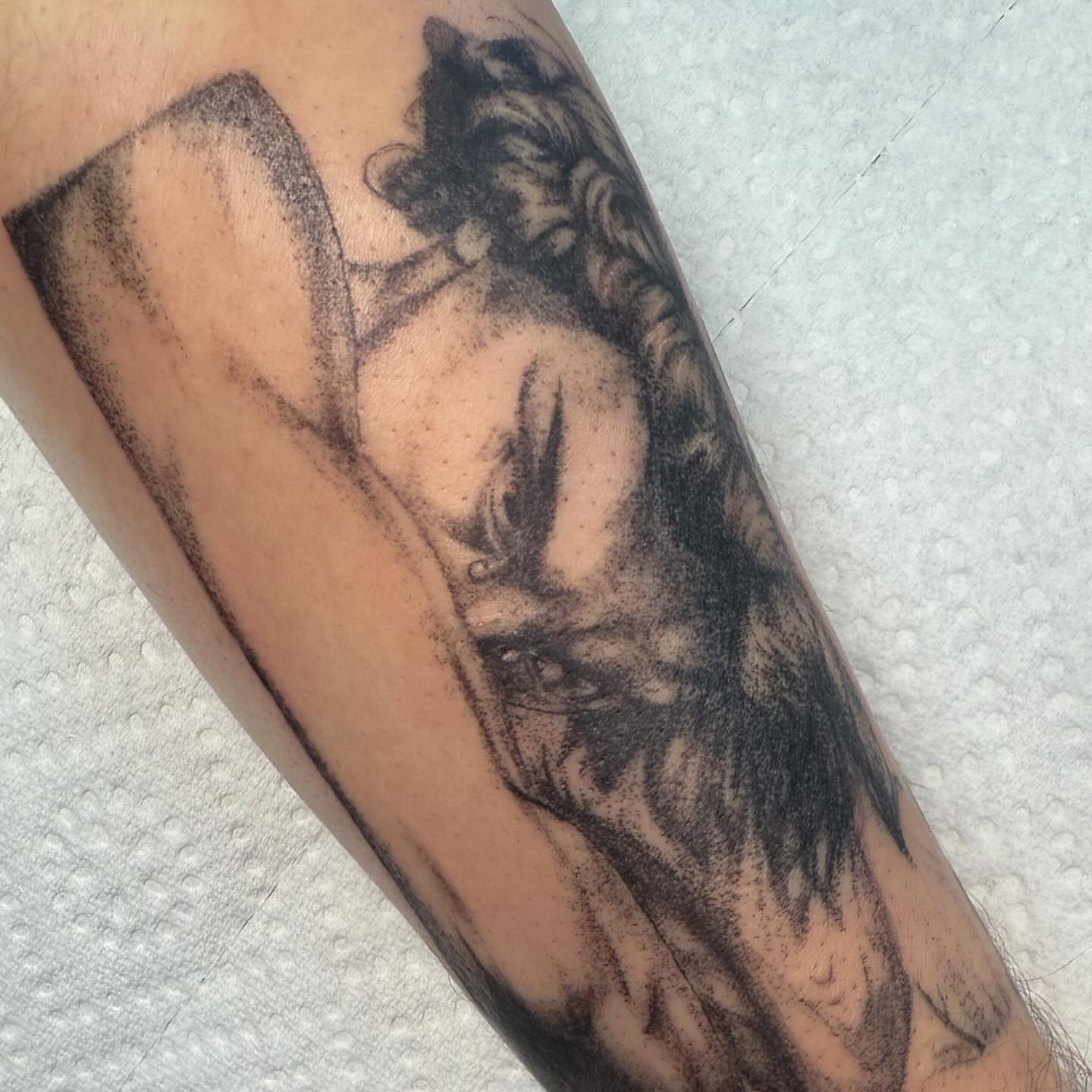 Tattoo by @petite.mortt β black_and_grey
