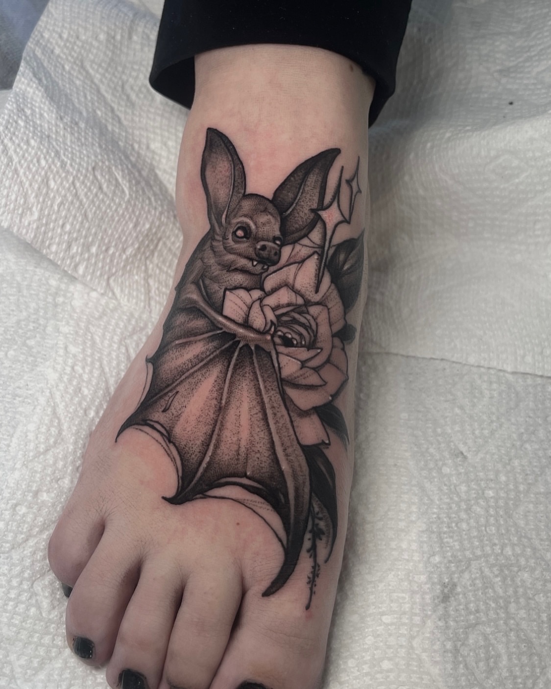 Tattoo by @morrisontattooer — black_and_grey, realism