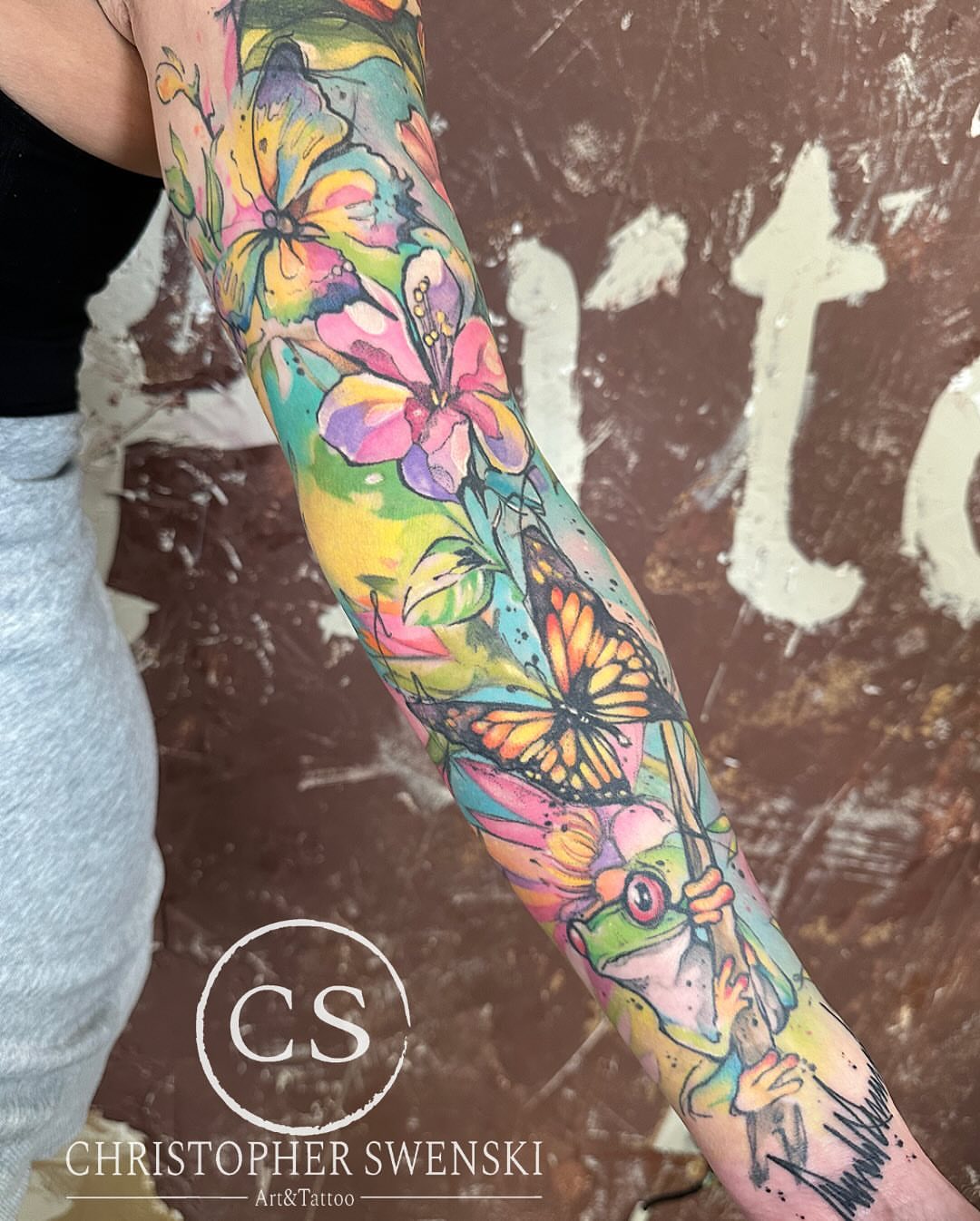 Tattoo by @chris_swenski_tattoo — new_school, watercolor