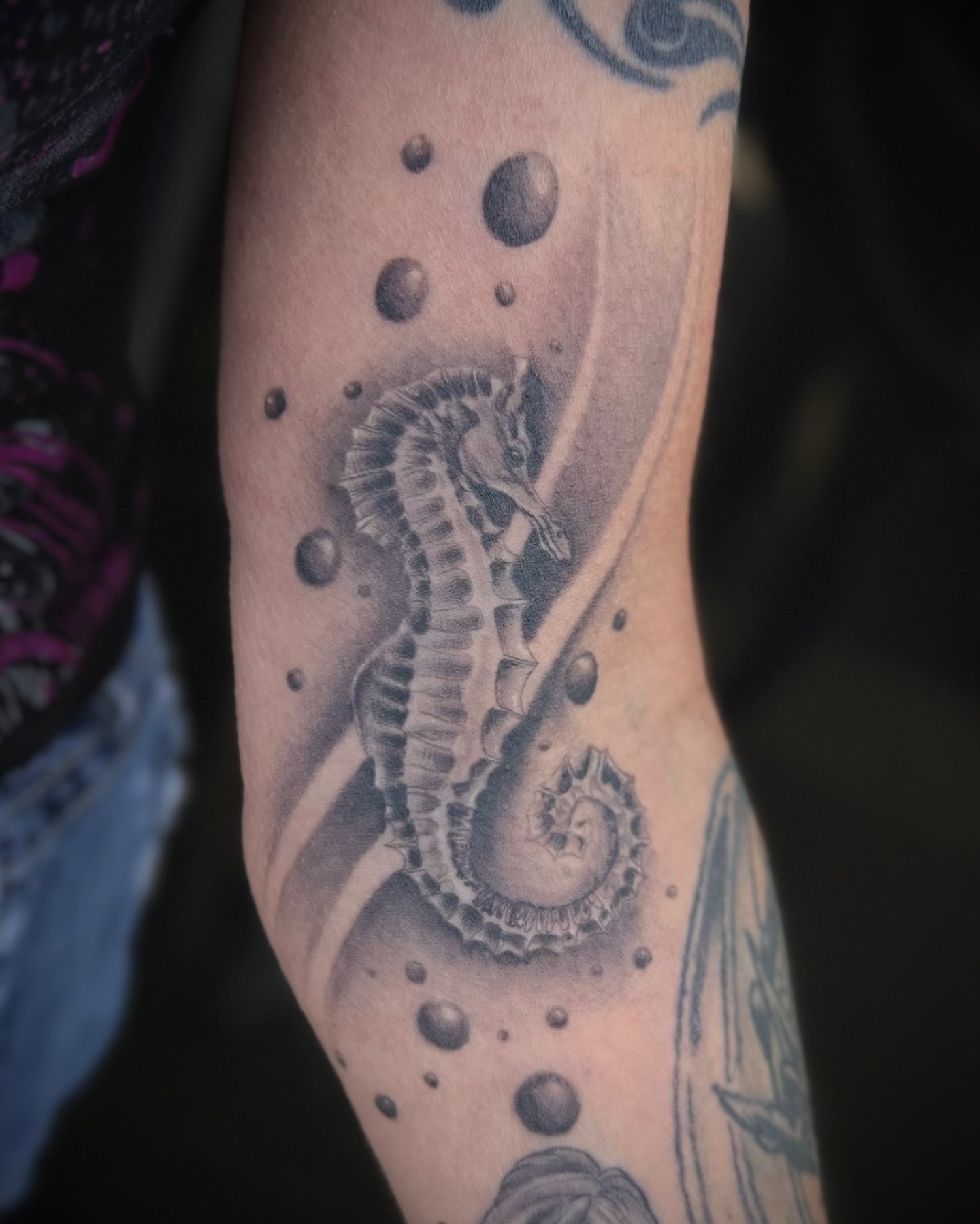 Tattoo by @katherinatattoos โ realism, dotwork