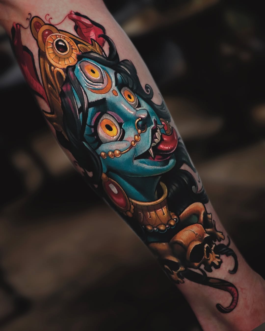 Tattoo by @levihiltontattoos — new_school, dark_realism