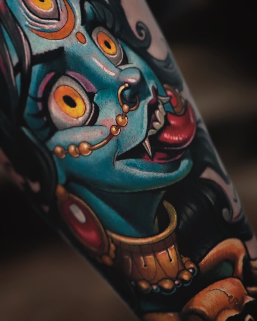 Tattoo by @levihiltontattoos — new_school, dark_realism