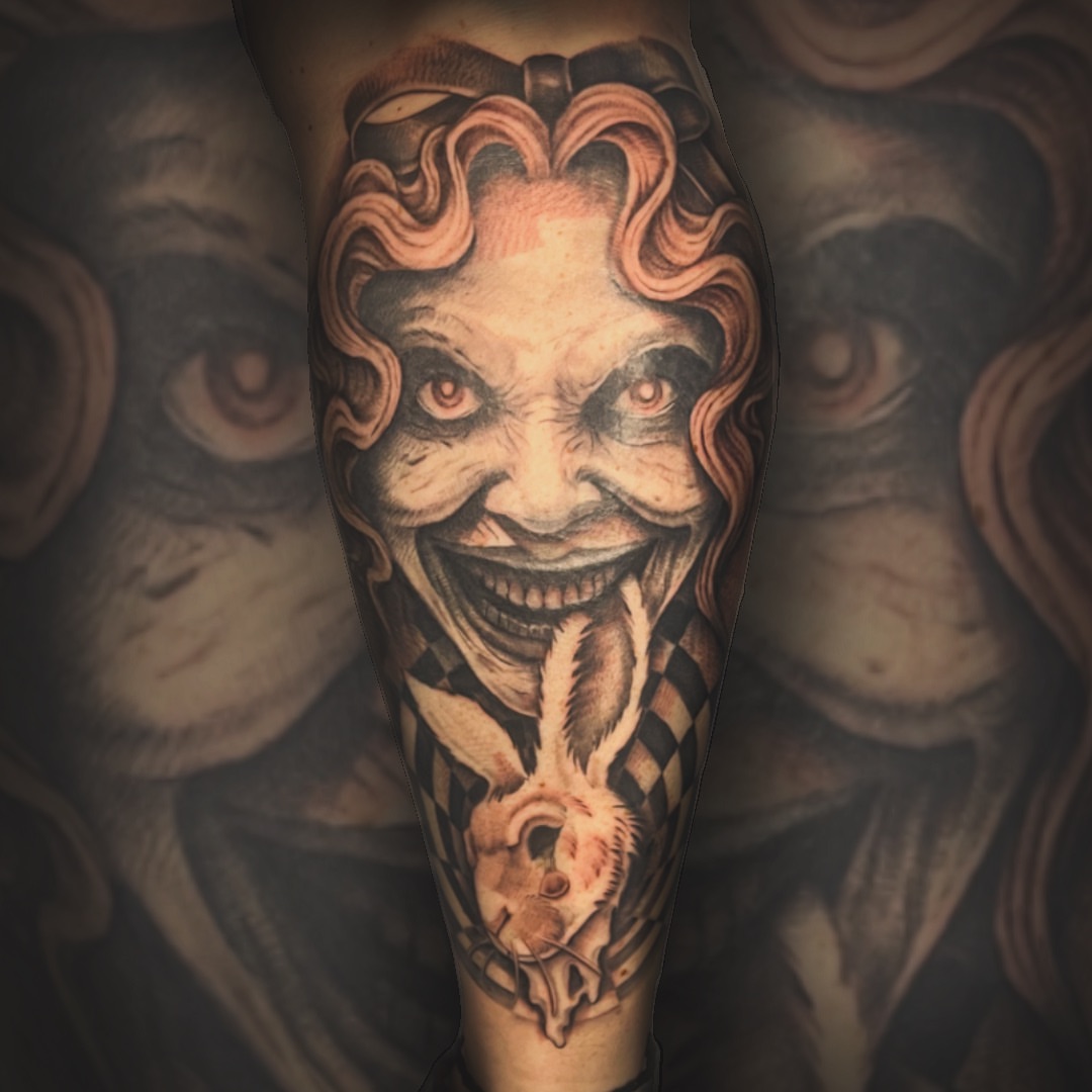 Tattoo by @kayt_tattoos — dark_realism