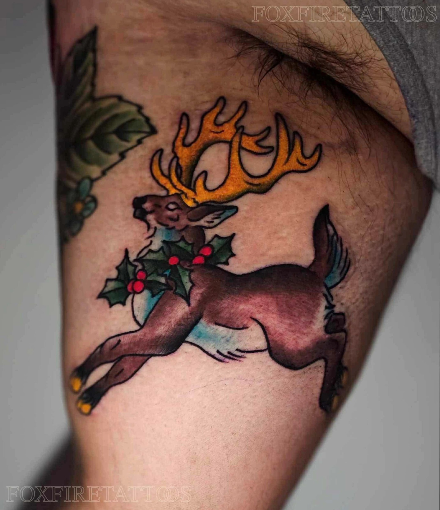 Tattoo by @foxfiretattoos β american_traditional