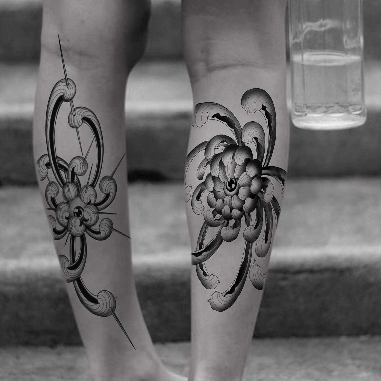 Tattoo by @beingtattoos — black_and_grey