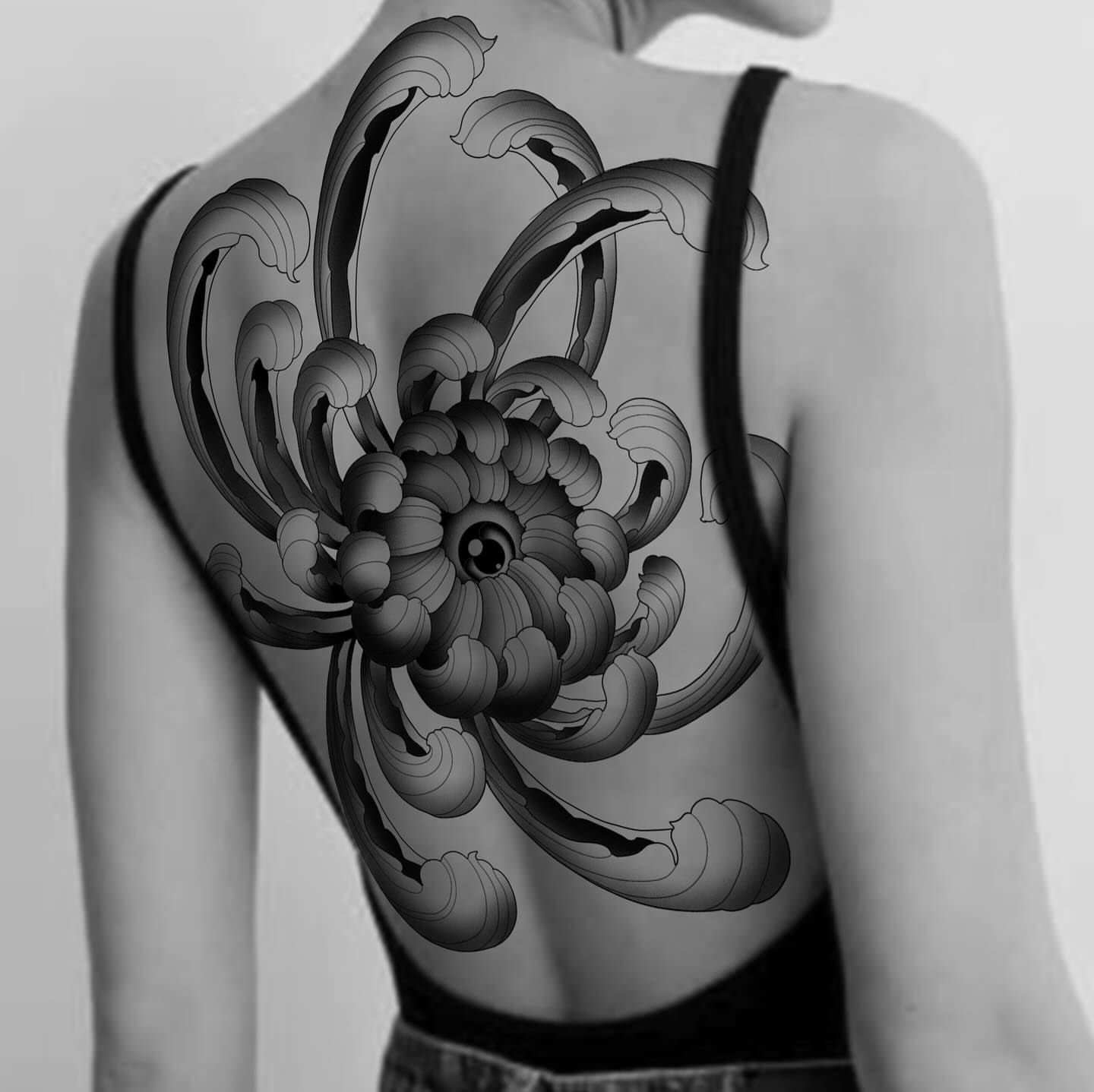 Tattoo by @beingtattoos — black_and_grey