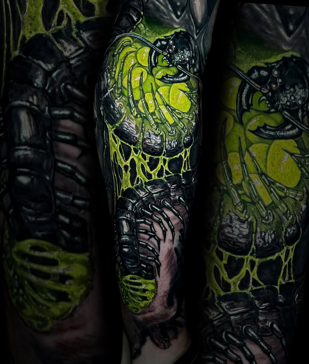 Tattoo by @spacezombietattoo โ realism, dark_realism